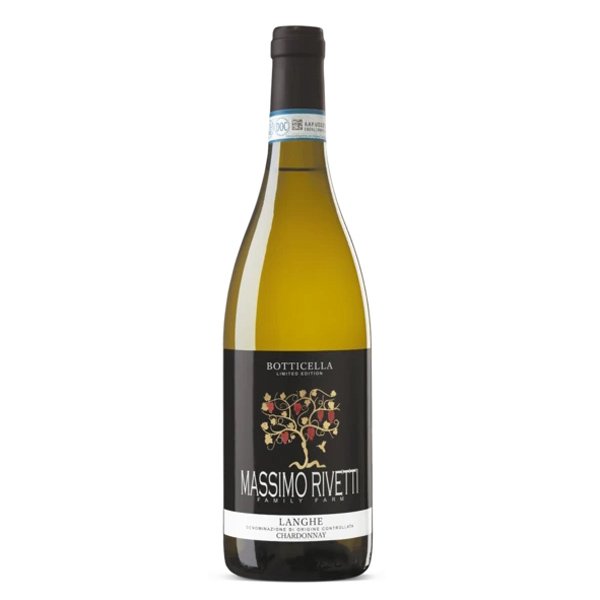 Witte wijn Massimo Rivetti Langhe Chardonnay